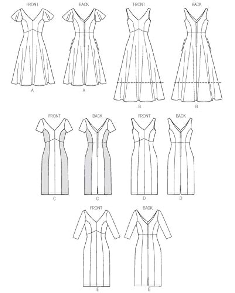 セット販売 Women's Dress Patterns 9057.jpg